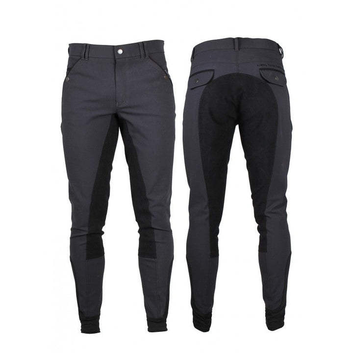 QHP Ridingbreeches Jack Full Seat 44 / Grey - Eqclusive  - 1