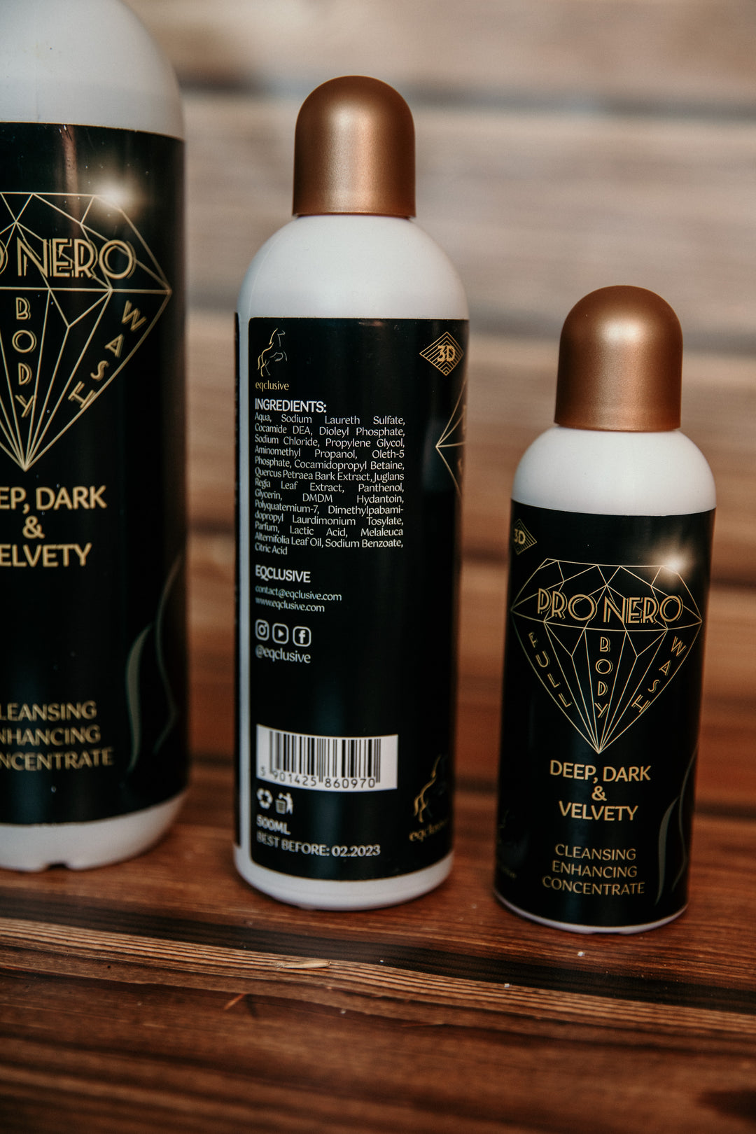 PRO NERO Deep, Dark & Velvety Shampoo