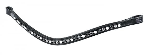BUSSE  Browband COMFORT Pony / Black/Crystal-Multi - Eqclusive  - 4