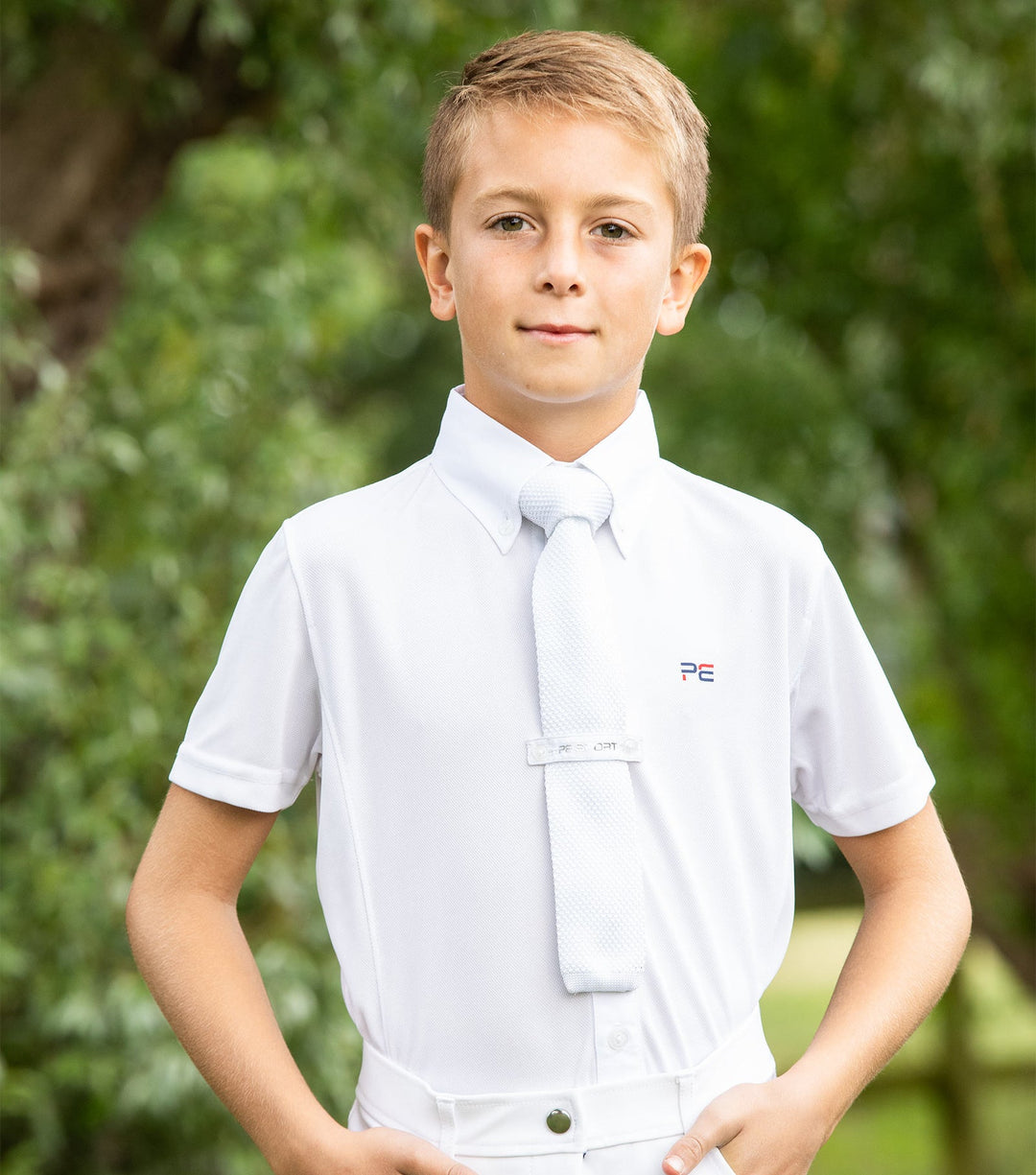 PREMIER EQUINE Mini Antonio Boy's Short Sleeve Show Shirt