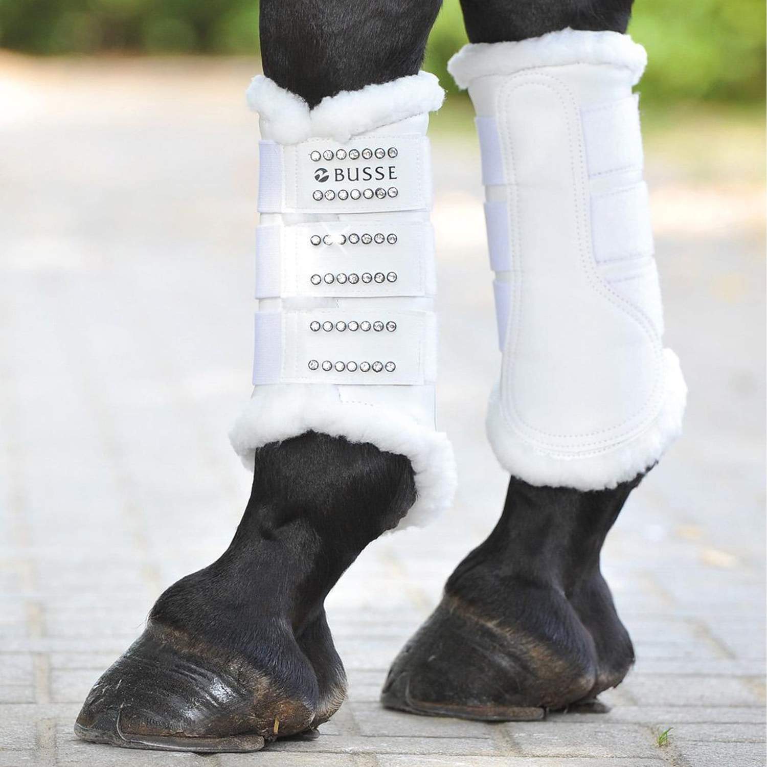BUSSE Tendon Boots St.Georges Crystal S White