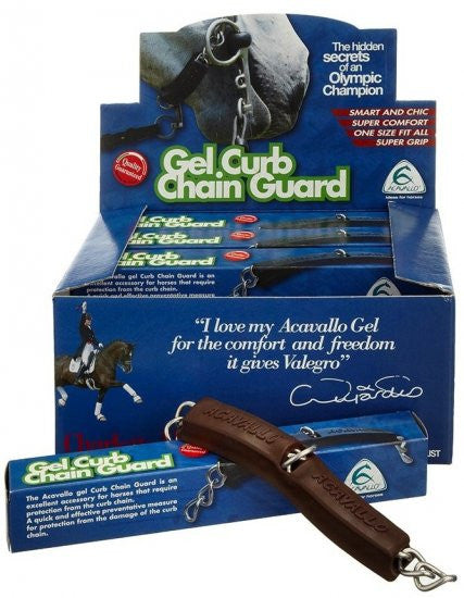 Acavallo Gel Curb Guard Black  - Eqclusive  - 2