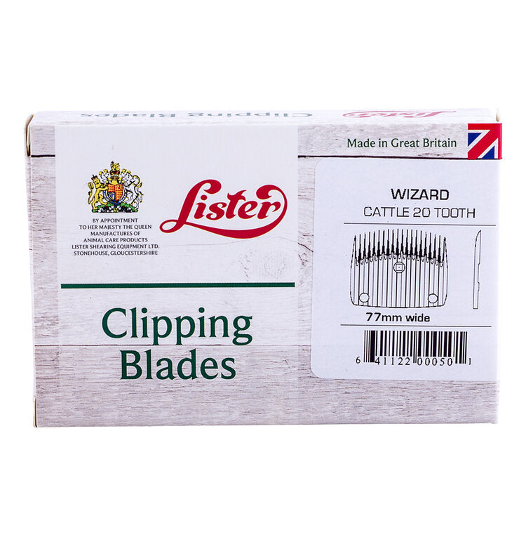 LISTER WIZARD 20T CATTLE BLADES