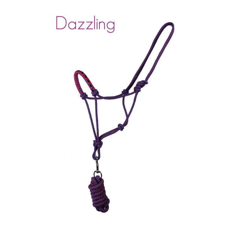 QHP Rope Head Collar Set Pony / Dazzaling - Eqclusive  - 1