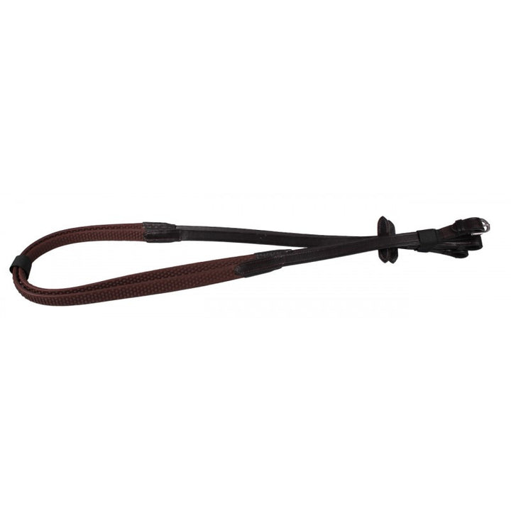 QHP Rein Rubber soft Pony / Brown - Eqclusive  - 2