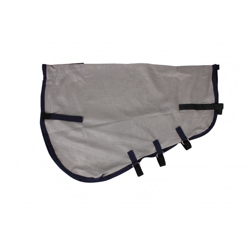 QHP Loose neck part fly sheet XXS / Grey - Eqclusive 