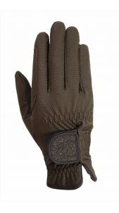 HAUKESCHMIDT Magic Tack Gloves 6 / Mocha / Fabrics - Eqclusive  - 5