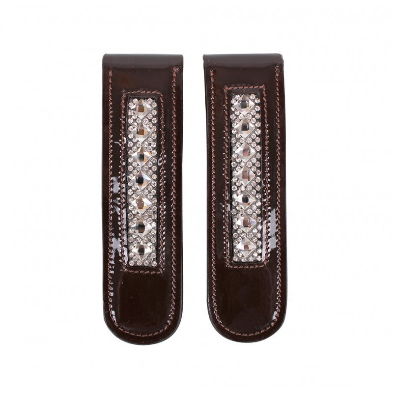 QHP Boot clip Shakira Brown/Silver - Eqclusive  - 1