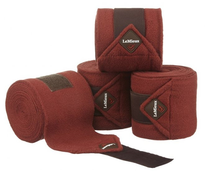 LeMieux Luxury Polo Bandages Full (Set of 4) / Terracotta - Eqclusive  - 17