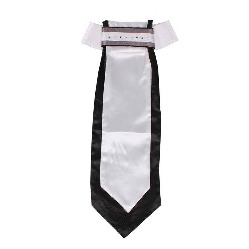 QHP Stock tie Coco S / Midnight (White/Black/Grey) - Eqclusive  - 1