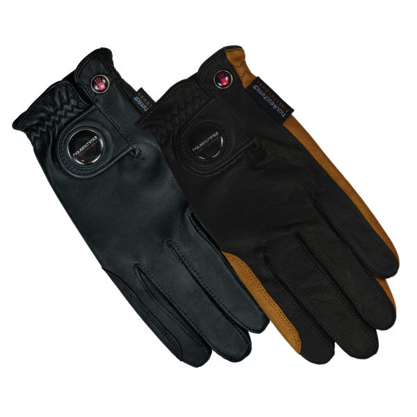 HAUKESCHMIDT Ladies Finest Riding Gloves 5 / Black - Eqclusive 