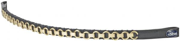 BUSSE Browband JUMP Pony / Black/Brass - Eqclusive  - 2