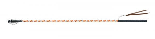 BUSSE Contact stick TRAINING, with rope 100 cm / Orange - Eqclusive  - 3
