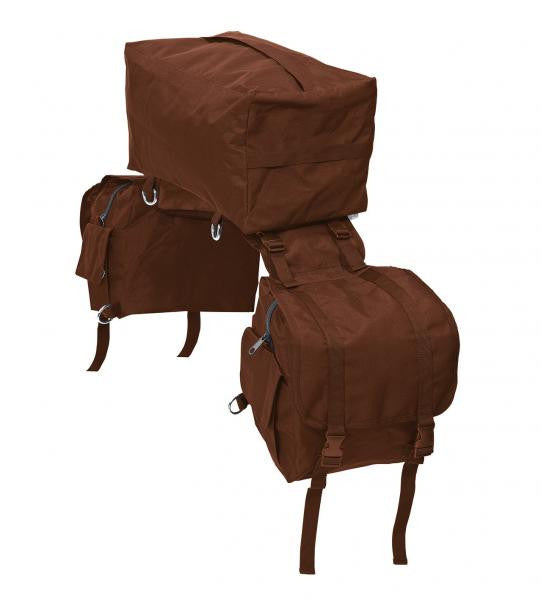 BUSSE Saddle Bag 3-in-1 Dark Brown - Eqclusive  - 2