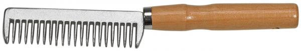 BUSSE Mane Comp ALU, for mane-pulling, Wooden Handle  - Eqclusive 