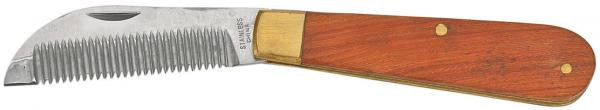 BUSSE Penknife Mane Thinner, Wooden Handle  - Eqclusive 