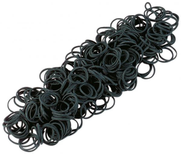 BUSSE Elastic Rubberbands Plaiting STANDARD 50 / Black - Eqclusive  - 2