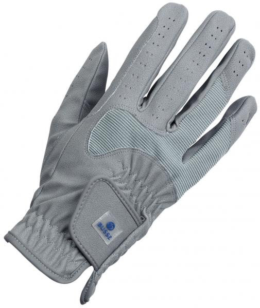 BUSSE Riding Gloves CLASSIC STRETCH C_S / Grey - Eqclusive  - 1