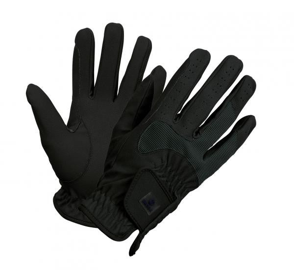 BUSSE Riding Gloves CLASSIC STRETCH C_S / Black - Eqclusive  - 4