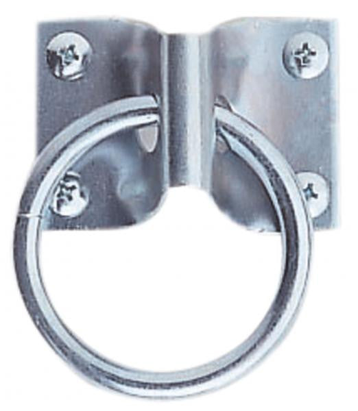 BUSSE Tie Ring PLATTE, Metall  - Eqclusive 