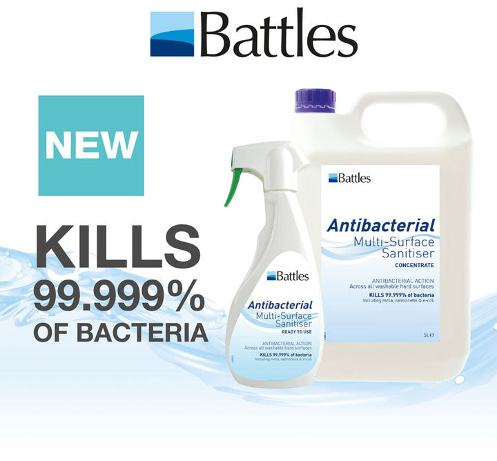 Battles Anti-Bacterial Multi-Surface Sanitiser (Ready To Use)